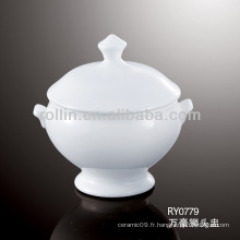 Bol à soupe de porcelaine chinoise chinoise de bonne qualité avec support